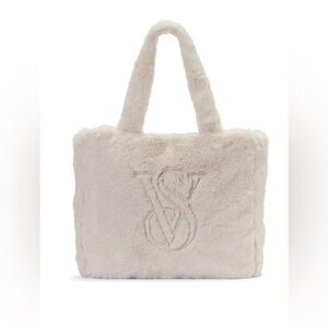 Victorias Secret Faux Fur Tote Bag